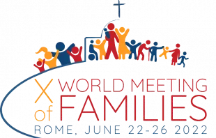 The official logo of the 2022 World Meeting of Families in Rome. Diocese of Rome.
